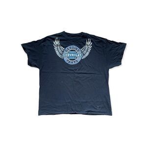 Lightly thrashed Chevrolet promo t-shirt